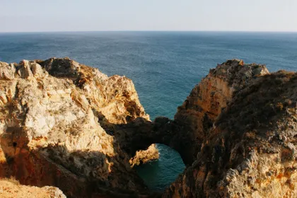 Cliffs above the sea